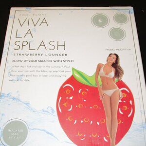 Viva La Splash Strawberry Lounger NWT